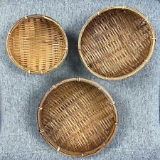 Set woven baskets for sale  Aubrey