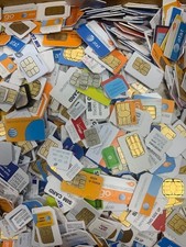 Surtido de tarjetas SIM de 1/4 libra (.25) aprox 325 piezas para reutilizar recuperación de chatarra de oro segunda mano  Embacar hacia Mexico
