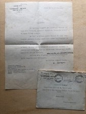 Pétain vichy lettre d'occasion  Fontainebleau