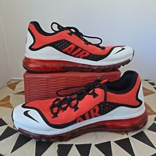 Usado, Nike Air Max More Habanero Vermelho Branco Preto AR1944-600 Tamanho 10 Ótimo Estado comprar usado  Enviando para Brazil