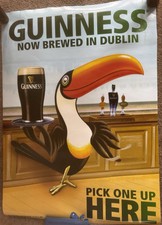 Guinness toucan poster for sale  BRISTOL