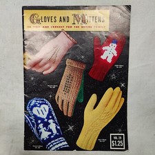 Guantes y mitones raros 1953 de colección para toda la familia vol 29 hilos Bucilla segunda mano  Embacar hacia Mexico