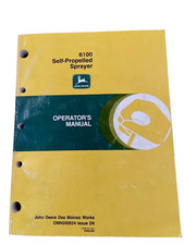 Pulverizador automotor John Deere 6100 manual do operador OMN200524 comprar usado  Enviando para Brazil