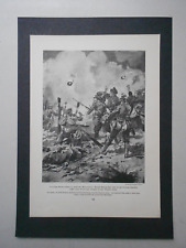 IMPRESSÃO MILITAR RARA WWI - JOGANDO BOMBAS DE FUMAÇA PARA MASCARAR CORTADORES DE ARAME comprar usado  Enviando para Brazil