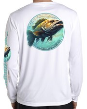 Camiseta Grouper Performance Salt Addiction pesca manga longa 50+ uv comprar usado  Enviando para Brazil