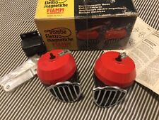 Fiamm .twin 6 Volts Kit Chifre Alto/Baixo Terno Lambretta/ Vespa Etc..NOS… comprar usado  Enviando para Brazil