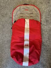 Maclaren footmuff red for sale  WINCHESTER