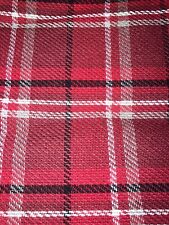 Red tartan tablecloth for sale  PRESTON