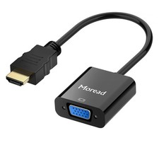 Adaptador HDMI para VGA HDMI para VGA (masculino para fêmea) para computador PRETO comprar usado  Enviando para Brazil