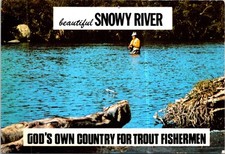 (1150) 28-6-2025 - Austrália - Novo sem etiquetas - Pesca de truta no rio nevado comprar usado  Enviando para Brazil