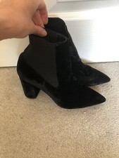 Black heeled velvet for sale  HEMEL HEMPSTEAD