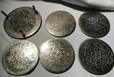 silver drinks coasters for sale  LEAMINGTON SPA