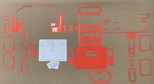 Usado, 2009-2017 Dodge Ram 2 Dr Dash 38PC kit de acabamento de vinil flexível em VERMELHO/LARANJA comprar usado  Enviando para Brazil