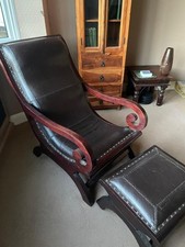 Antique leather solid for sale  LEICESTER