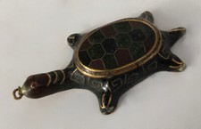 Pendentif tortue metal d'occasion  Cergy-