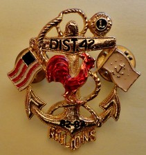 Lion club pin for sale  Chicago