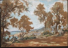 Large gouache. view d'occasion  Expédié en Belgium