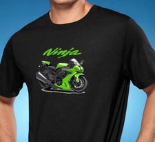 Kawasaki Ninja Street Bike Desenho Tshirt Novo Frete Grátis, usado comprar usado  Enviando para Brazil