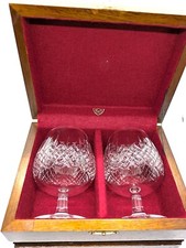 Pair somerset crystal for sale  PORT TALBOT