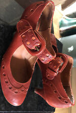 Size orange leather for sale  WESTCLIFF-ON-SEA