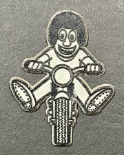 Ímã de geladeira de borracha vintage década de 1970 desenho animado motociclista novidade quadrinhos comprar usado  Enviando para Brazil