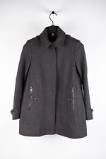 Casaco feminino Burberry Brit original cinza lã cashmere tamanho UK8, EUA6, S/M H3875, usado comprar usado  Enviando para Brazil