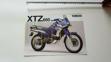 Yamaha XTZ 660 TENERÈ 1991 depliant italiano moto originale brochure, usado comprar usado  Enviando para Brazil