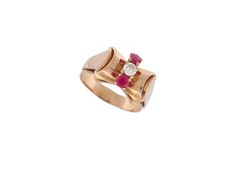 Vintage bague noeud d'occasion  Paris-