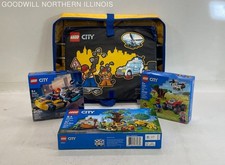 Lote LEGO City - Tapete grande / estojo de transporte, karts, quadriciclo de resgate de vida selvagem, piquenique comprar usado  Enviando para Brazil