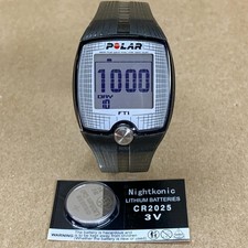 Relógio monitor de frequência cardíaca digital Polar FT1 com bateria SOMENTE RELÓGIO testado comprar usado  Enviando para Brazil