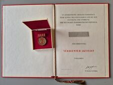 Ddr medaille verdienter gebraucht kaufen  Storkow