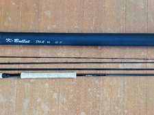 Vara de pesca K Bullet TH-R 6 Series 12 pés usada, reparo de ponta menor, fibra de carbono comprar usado  Enviando para Brazil
