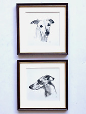 Pair charcoal sketches for sale  WORTHING