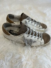 Tênis Golden Goose Superstar Glitter StarSneakers - Tamanho 37 EUA 7 comprar usado Tênis Golden Goose Superstar Glitter StarSneakers - Tamanho 37 EUA 7 comprar usado  Enviando para Brazil