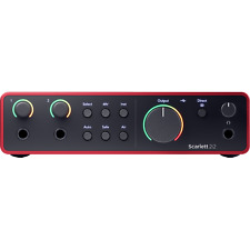 Usado, Interfaz de audio USB Focusrite Scarlett 2i2 4ta generación, 2 entradas y 2 salidas segunda mano  Embacar hacia Argentina