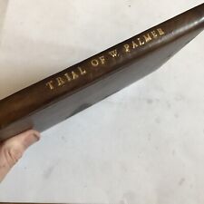 1856 POISONING Crime WILLIAM PALMER Law CRIMINAL TRIAL Antiquarian Book comprar usado  Enviando para Brazil