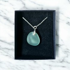 Sea glass necklace for sale  TRURO