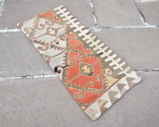Capa de travesseiro Kilim vintage turco tapete étnico almofada sofá 12 pol. x 26 pol. comprar usado  Enviando para Brazil