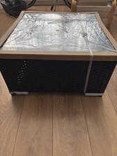 Rattan square coffee for sale  SOLIHULL