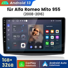 Carplay do Alfa Romeo Mito 2008-2019 Radio samochodowe GPS Nawigacja WIFI BT DAB + SWC 1 + 32 GB na sprzedaż  Wysyłka do Poland