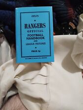 Rangers handbook 1972 for sale  GRANGEMOUTH