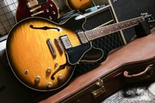 Guitarra elétrica Gibson ES-335 Dot Vintage Sunburst 1997 comprar usado  Enviando para Brazil