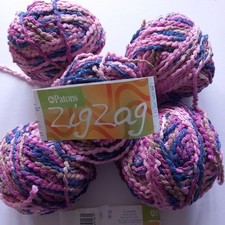 Patons zigzag purple for sale  YEOVIL