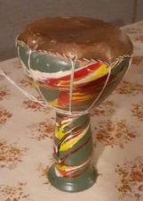 Bongo africano ceramica usato  Verderio Superiore
