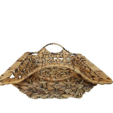 Rustic woven tray for sale  EDINBURGH