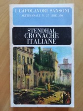 Cronache italiane stendhal. usato  Torino