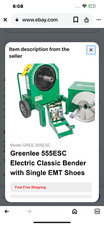 Greenlee 555c electric for sale  Goodwater