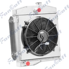 Ventilador de cobertura de radiador de 3 fileiras para 1959-71 Jeep CJ3 CJ5 CJ6 2.2L 3.7L 4.2L 5.0L MT US comprar usado  Enviando para Brazil