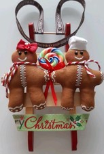 Weihnachtsdeko lebkuchenmann s gebraucht kaufen  Klein Offenseth-Sparrieshoop