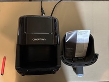 Fritadeira a ar Chefman TurboFry Touch 6 Qt com display digital e lembrete de agitação NOVO (e comprar usado Fritadeira a ar Chefman TurboFry Touch 6 Qt com display digital e lembrete de agitação NOVO (e comprar usado  Enviando para Brazil